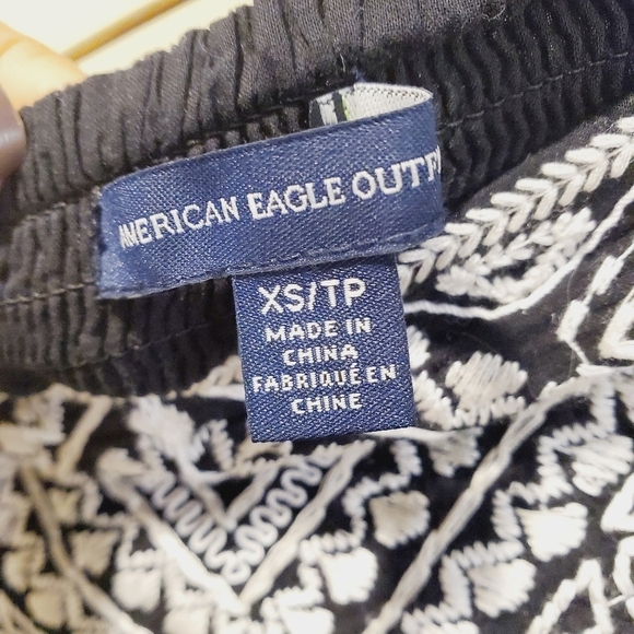 AMERICAN EAGLE OUTFITTER women's black maxi Skirt elastic Waist size XS - Picture 6 of 9